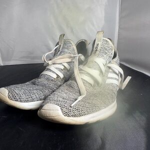 Adidas Black and White Knit Sneakers